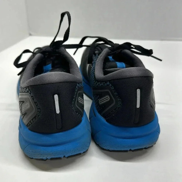 Brooks Sneakers Ghost 14 Running Shoes Athletic Shoe Black Blue Mens 8.5 Wide main image 8
